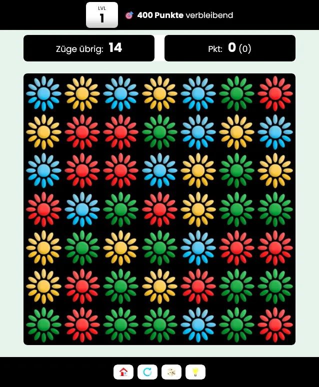 Sunnys Flowerfield: High contrast