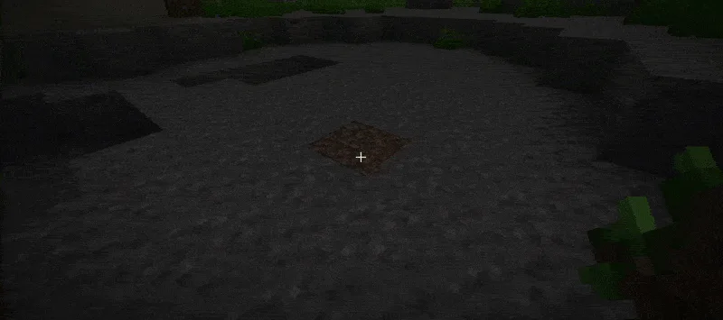 Underwater Trees demo: a sapling on the sea floor